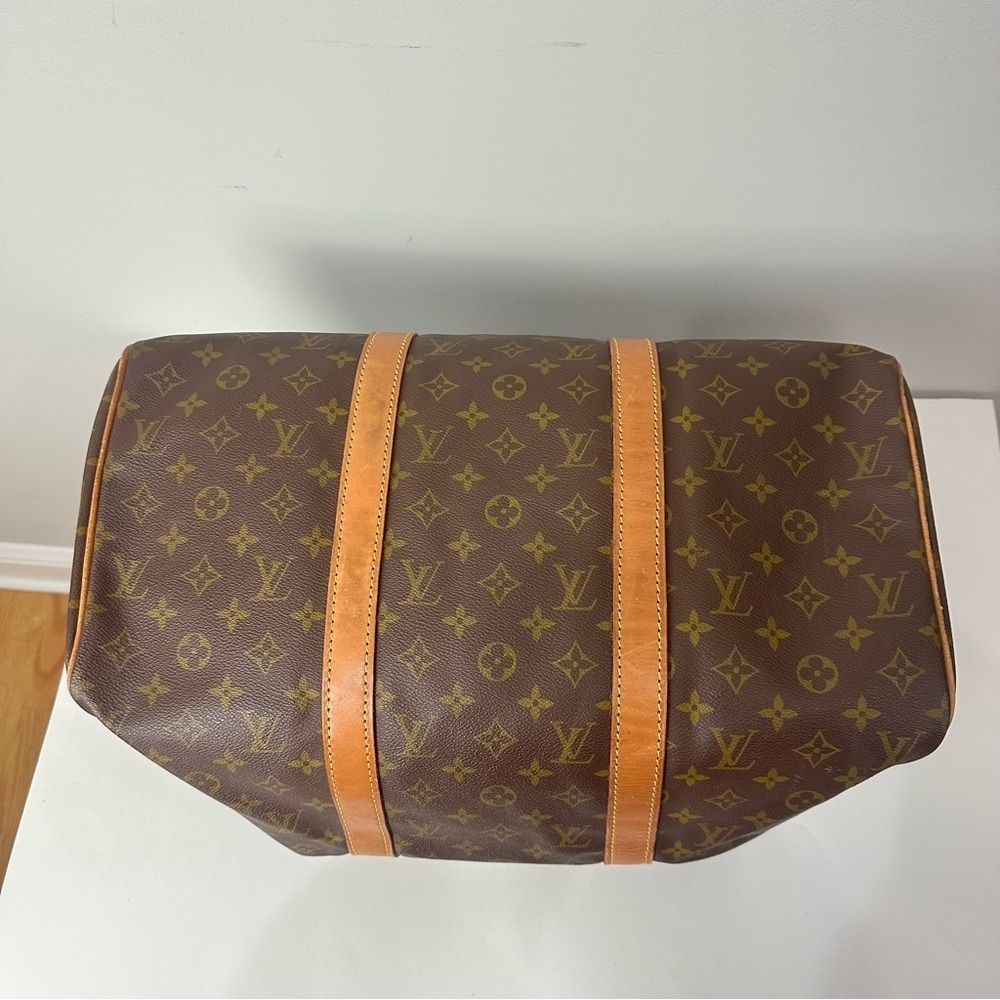 Louis Vuitton Sac Souple 45 Duffel Travel Bag Vintage Monogram - Picture 15 of 16